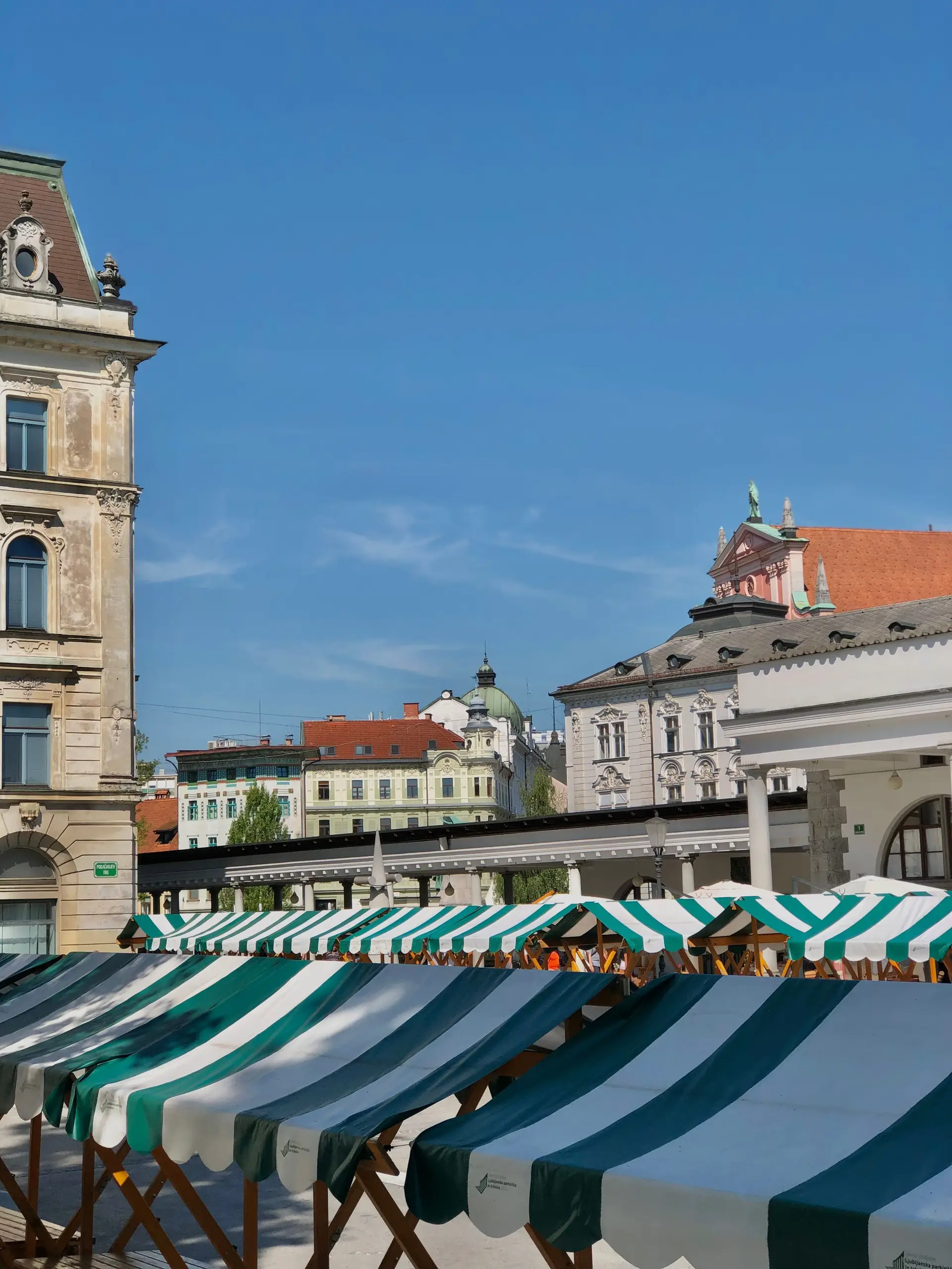 Ljubljana mestno jedro in arhitektura